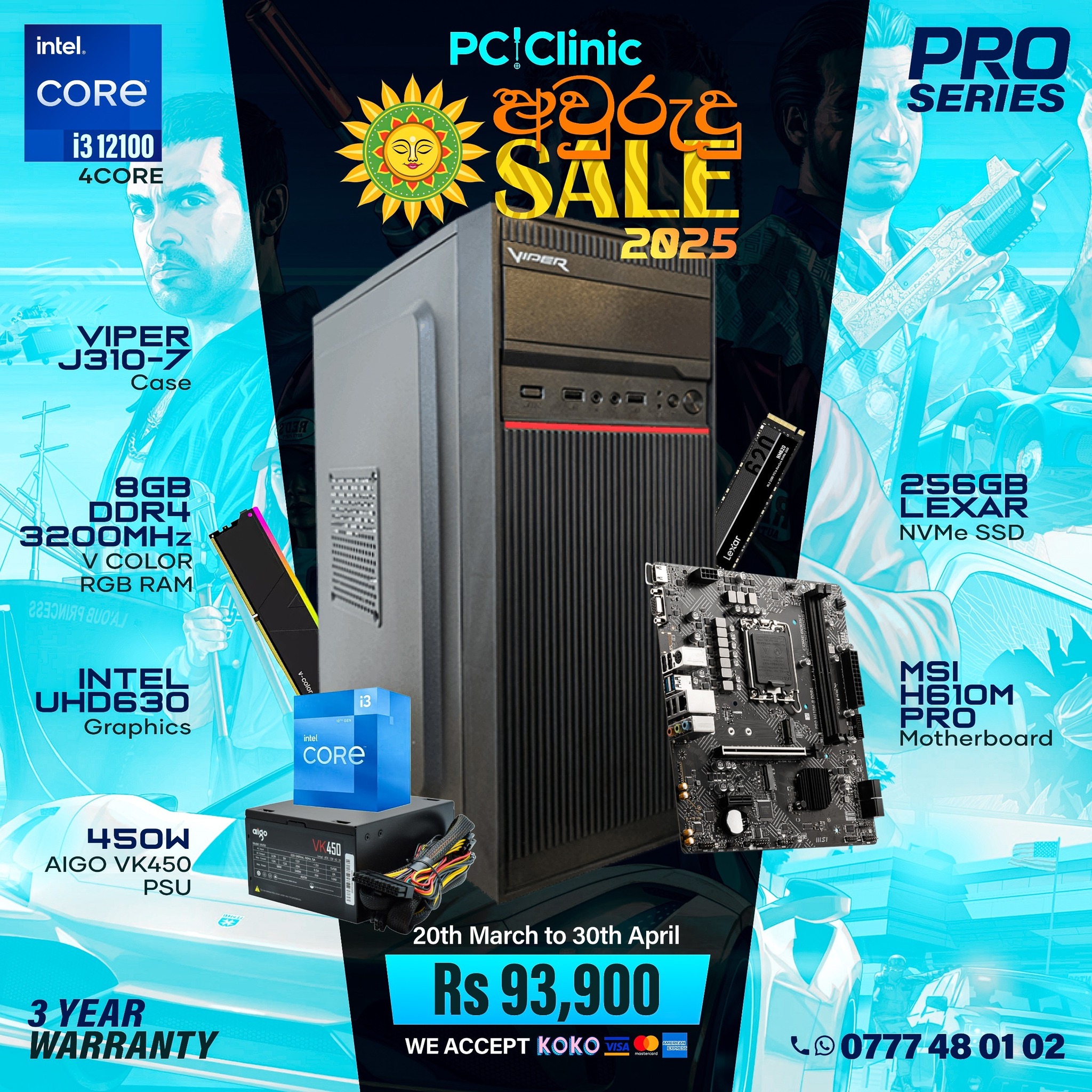 PC Clinic - 💥Price List ️ ⭕i3 4th gen PC - Rs.24000 (H81,DDR3 4gb,500gb ...