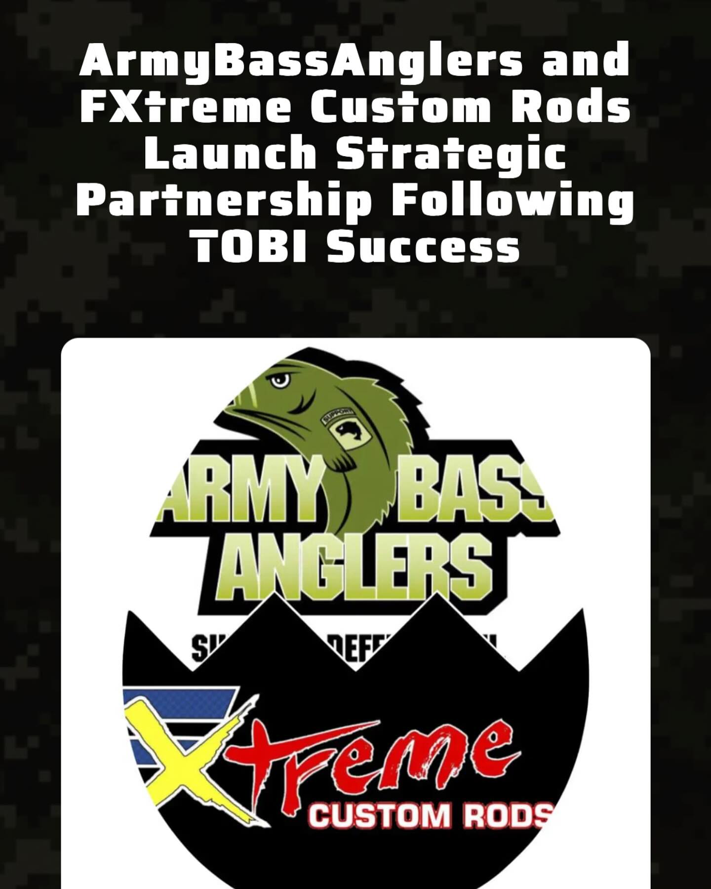 ArmyBassAnglers - 📣 BIG NEWS FROM THE WATER! We’re proud... | Facebook
