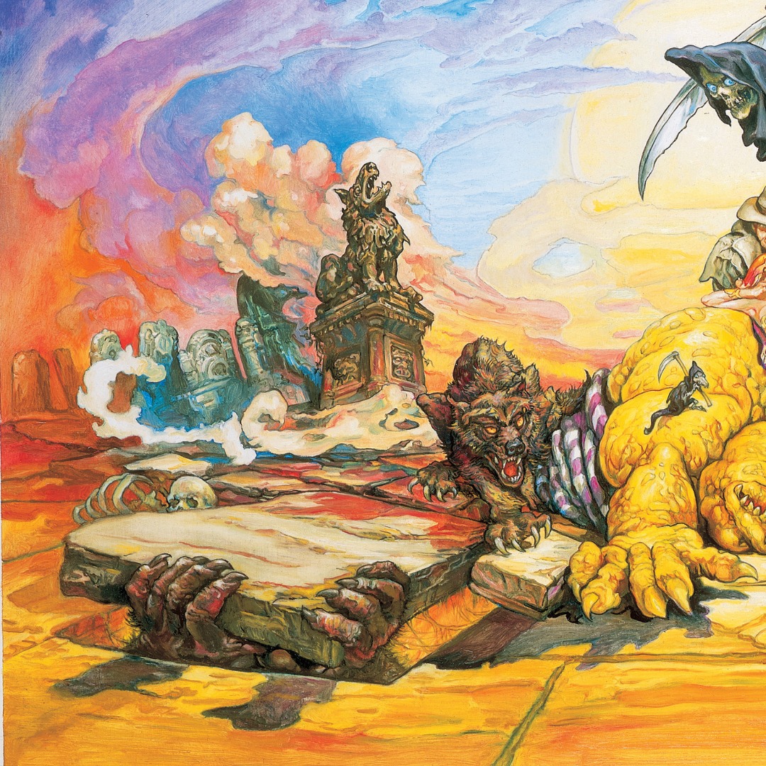 Josh Kirby - DISCWORLD NOIR... Showing you the “back” of...