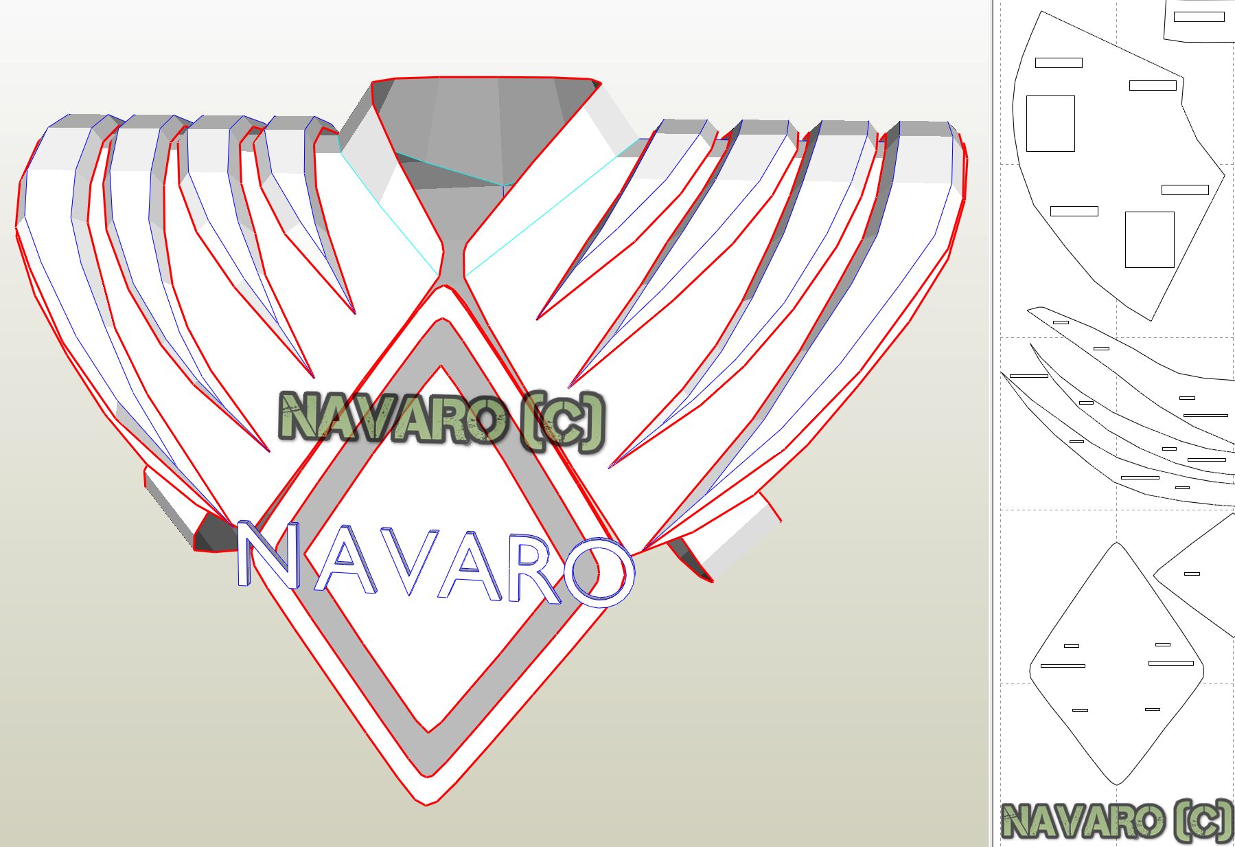 Bro Navaro - 💥 GREEN RANGER ARMOR / SHIELD 💥 📜 Templates...