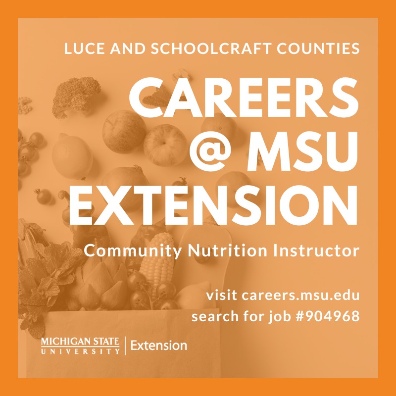 MSU - WE ARE HIRING! As part of the MSU Extension Health and Nutrition ...