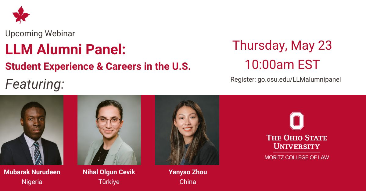 The Ohio State University Moritz College of Law LLM Program | Columbus OH