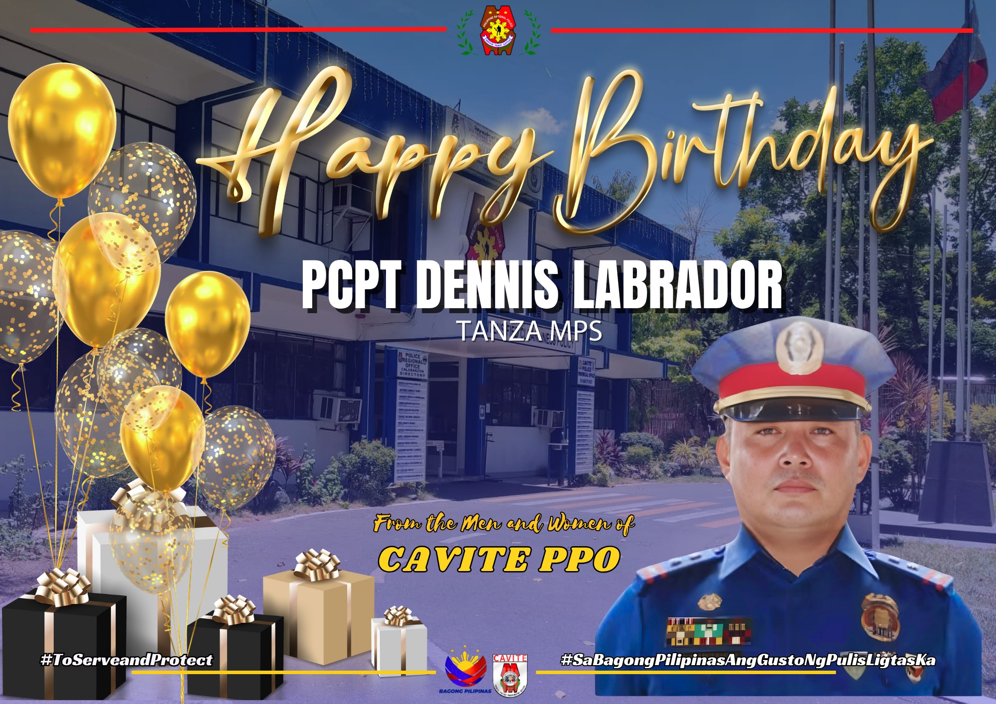 Cavite - Happy Birthday PCPT DENNIS LABRADOR, sir! Thank you for ...