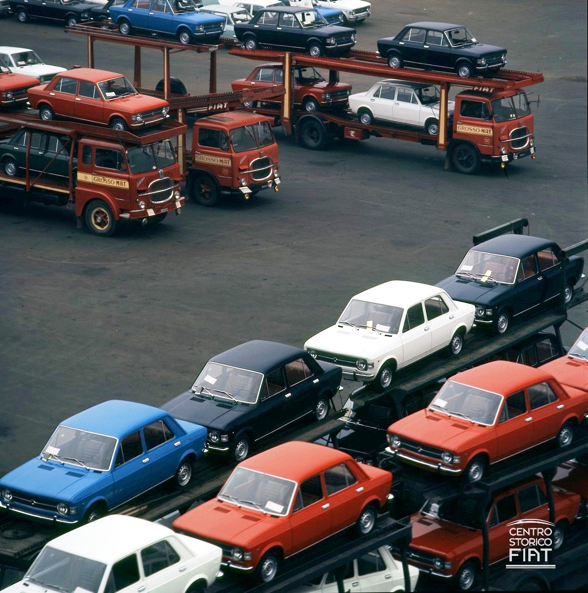 1969 - Bisarche con Fiat 128 presso... - Centro Storico Fiat | Facebook