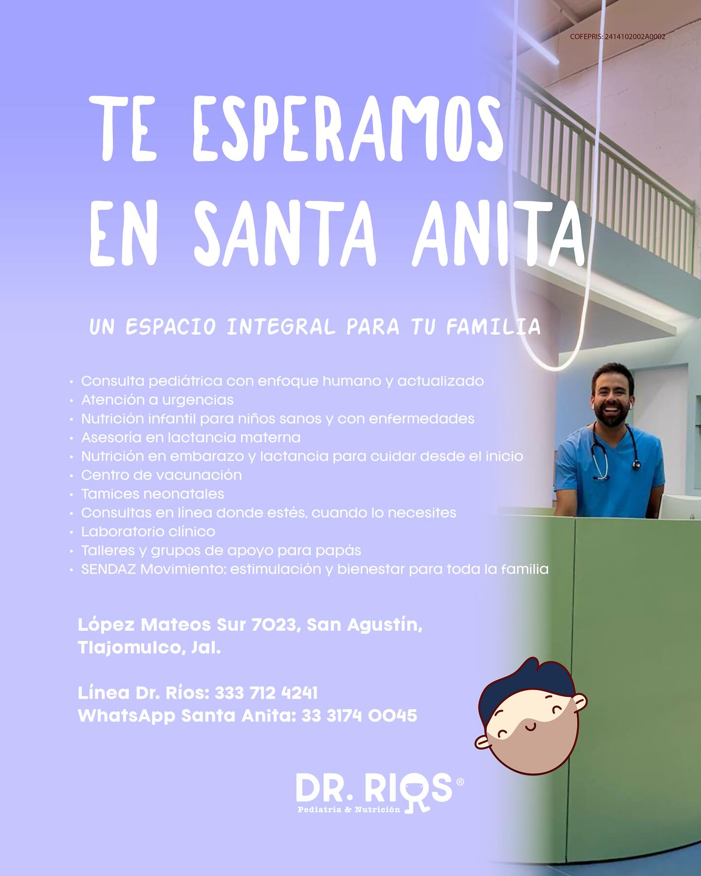 Dr. Alejandro... - Dr. Alejandro Rios. Pediatría y Nutrición