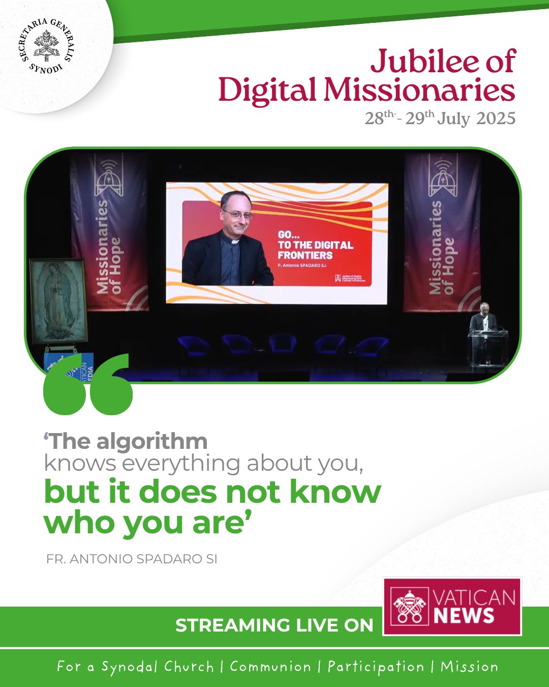 Synod.va - 📸The Jubilee of @digitaljubilee.2025 is... | Facebook