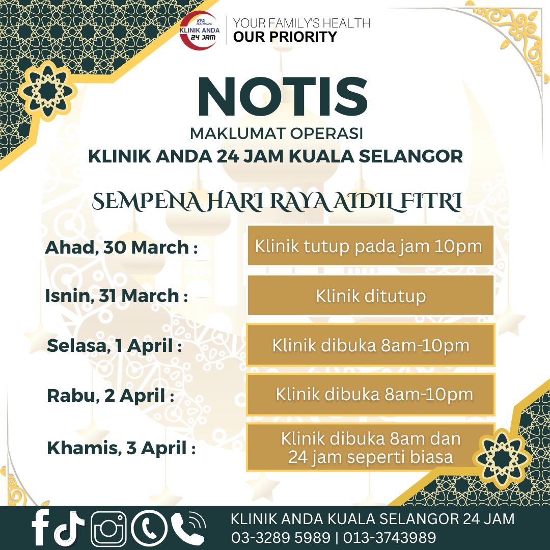 Klinik - NOTIS CUTI SEMPENA HARI RAYA AIDILFITRI . Bersempena dengan ...