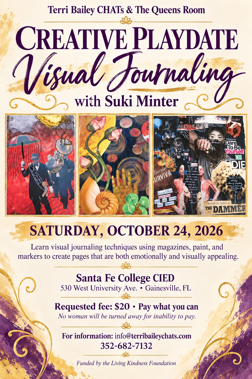 Sister Circle Creative Playdate: Creating Visual Journals with Suki Minter