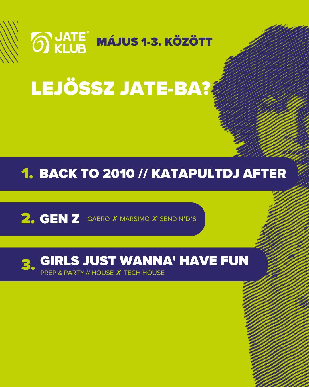 🚀Erősen startol a május!😎💥👇... - JATE Klub - Szeged | Facebook