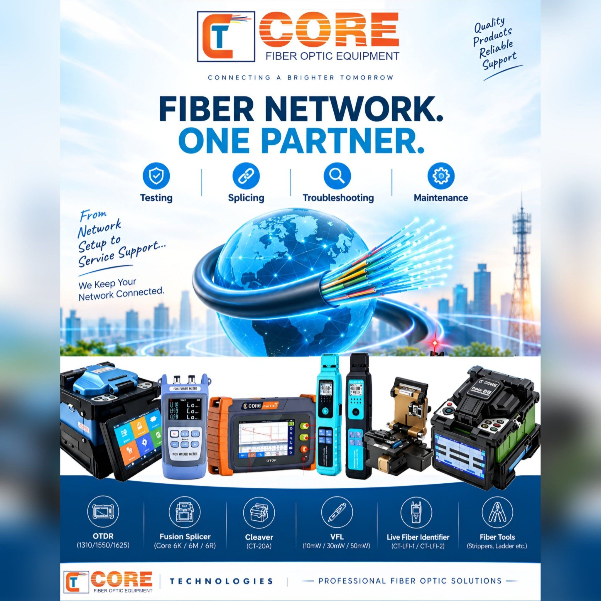 Best Splicing Machine for FTTH/ CATV operators in India. CORE-6K With ...