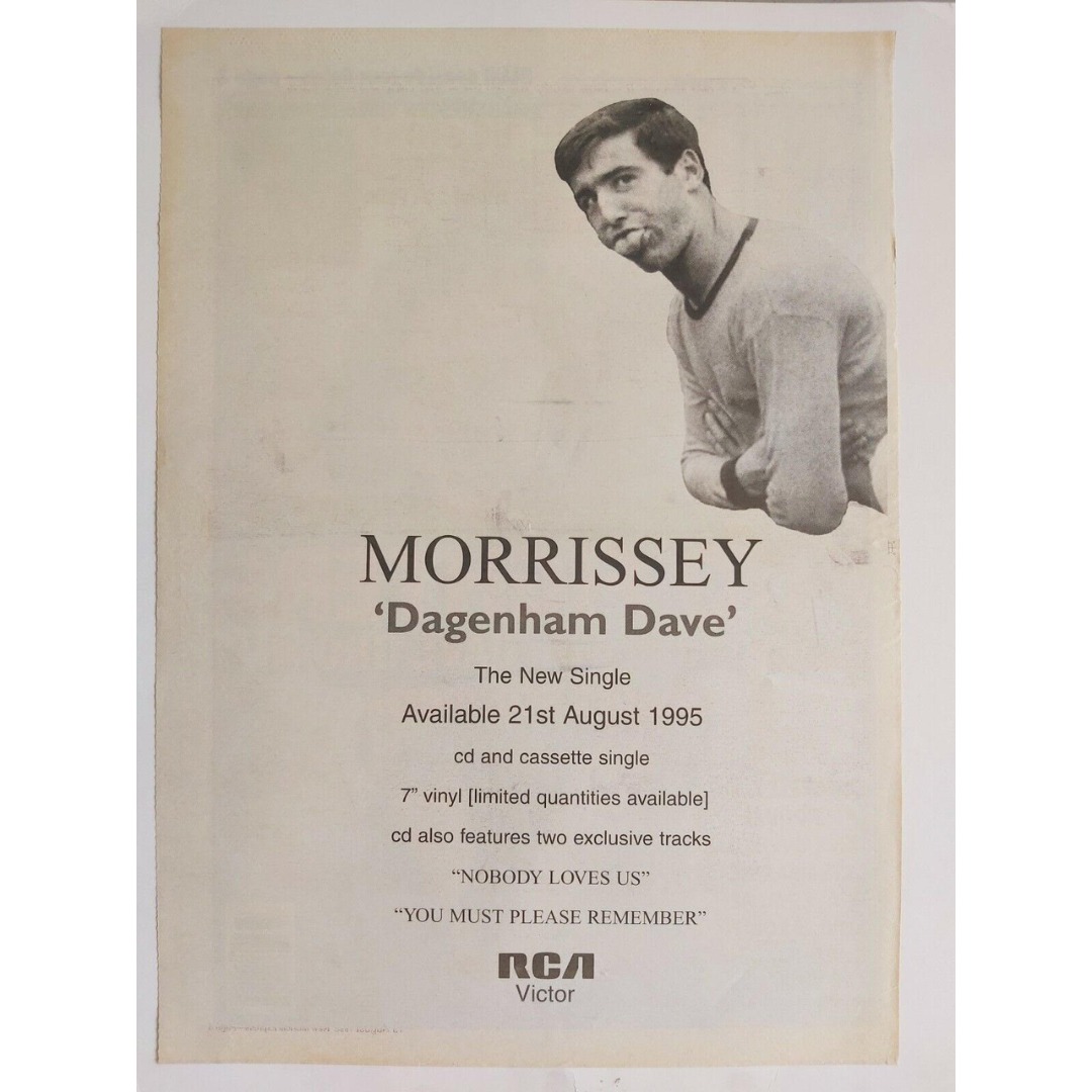 On this day in 1995, Morrissey released the single 