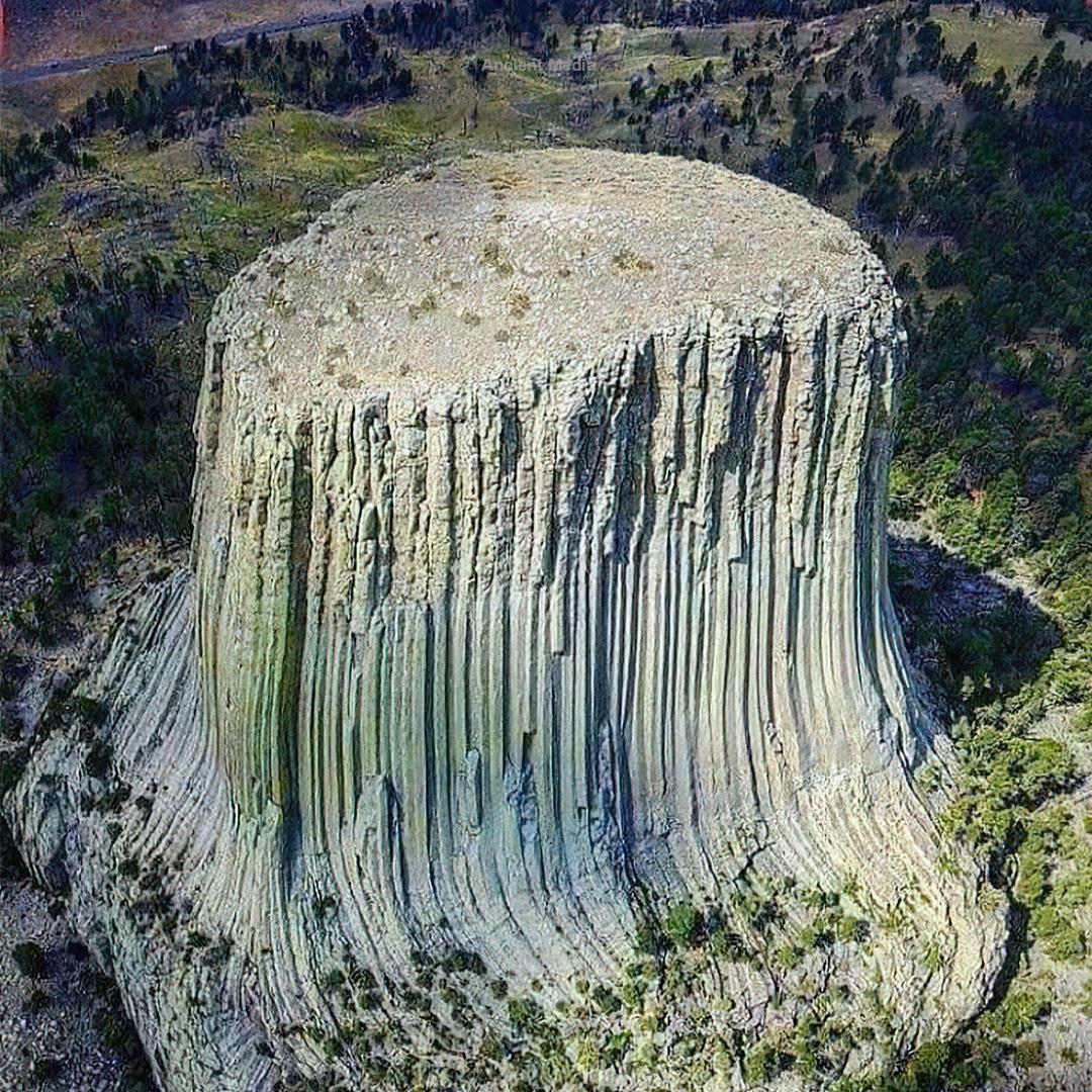 ANCIENT HISTORY | Devil's Tower, a geological marvel in Wyoming, has ...