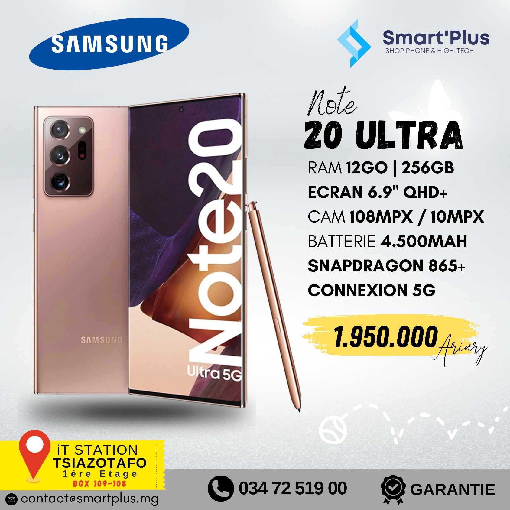 Smart'Plus - 📱 𝗦𝗔𝗠𝗦𝗨𝗡𝗚 𝗚𝗔𝗟𝗔𝗫𝗬 𝗡𝗢𝗧𝗘 𝟮𝟬 𝗨𝗟𝗧𝗥𝗔 𝟱𝗚 🖊️ Puissance ...