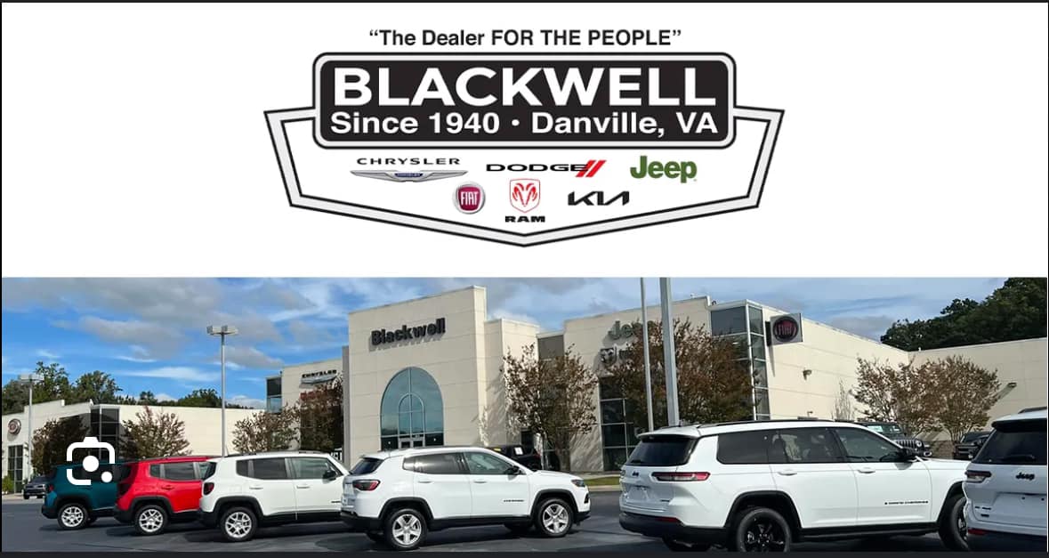 Blackwell Chrysler Dodge Jeep Ram Fiat Kia Vehicles
