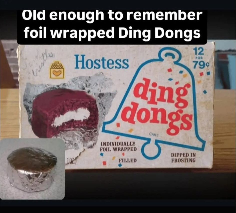 Hostess, at their peak deliciousness when they still wrapped their