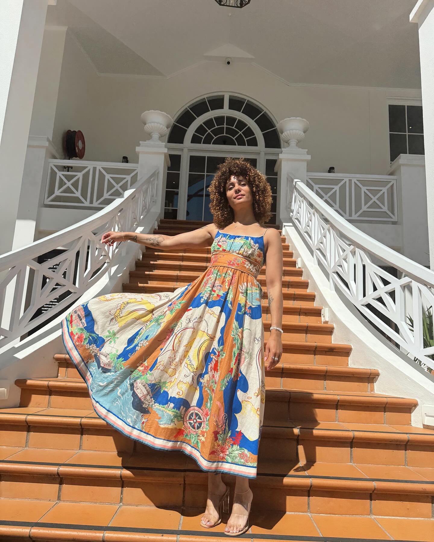 Charmed in “Zimmermann” light the way in the Alight picnic dress available to rent at Stellar Moda