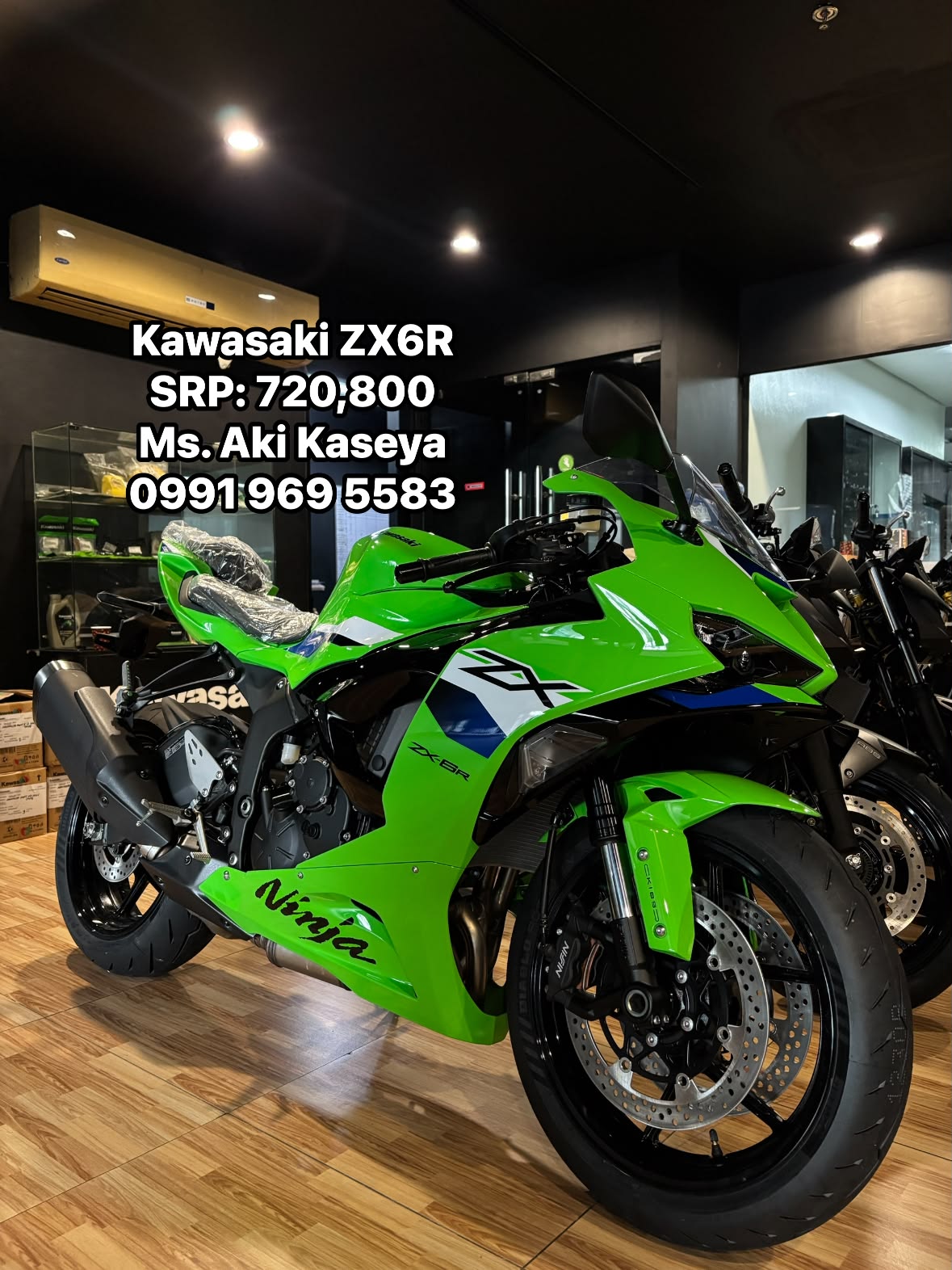 Kawasaki ZX6R ✨SRP: 720,800✨ 🏦Mode Of Payment: ⭕Cash ⭕Inhouse