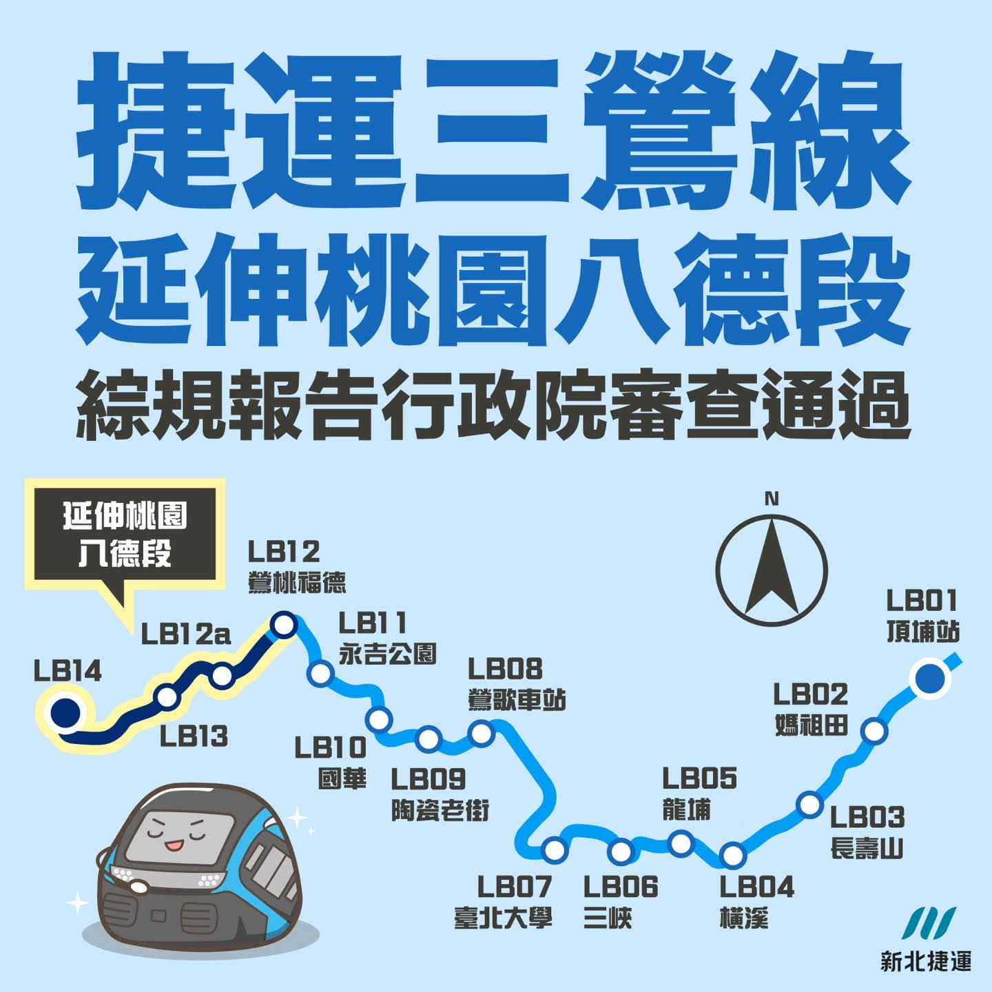 新北捷運局 - 【捷運三鶯線延伸桃園八德段最新進展】 三鶯線列車持續測試 朝著年底完工大步邁進的同時... | Facebook