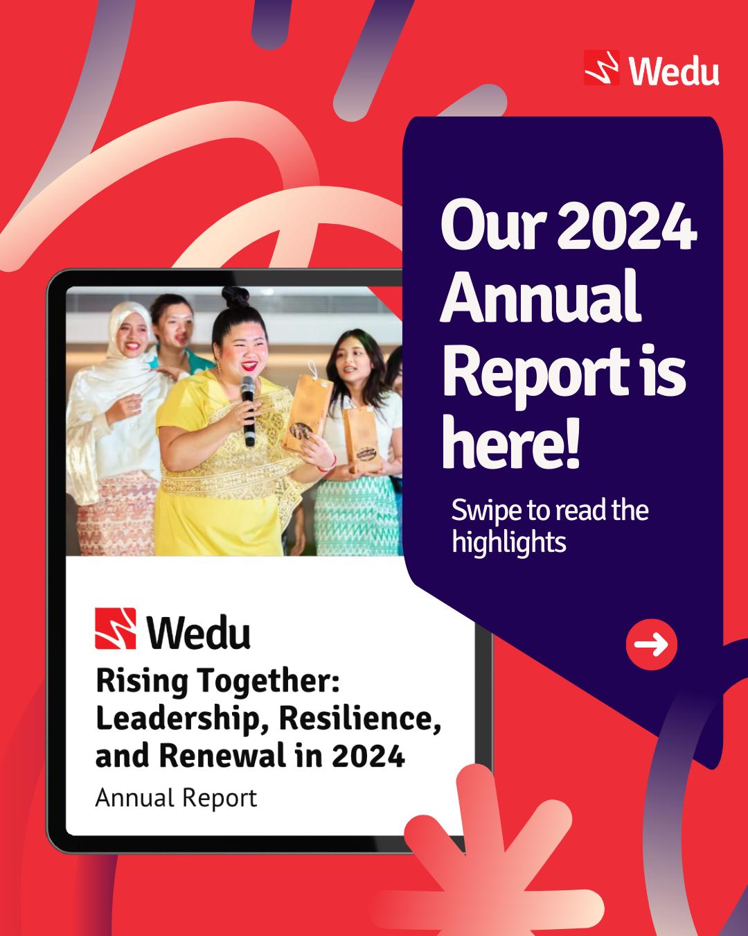 Wedu - 📣 Wedu's 2024 Annual Report is now out! 2024 was a... | Facebook