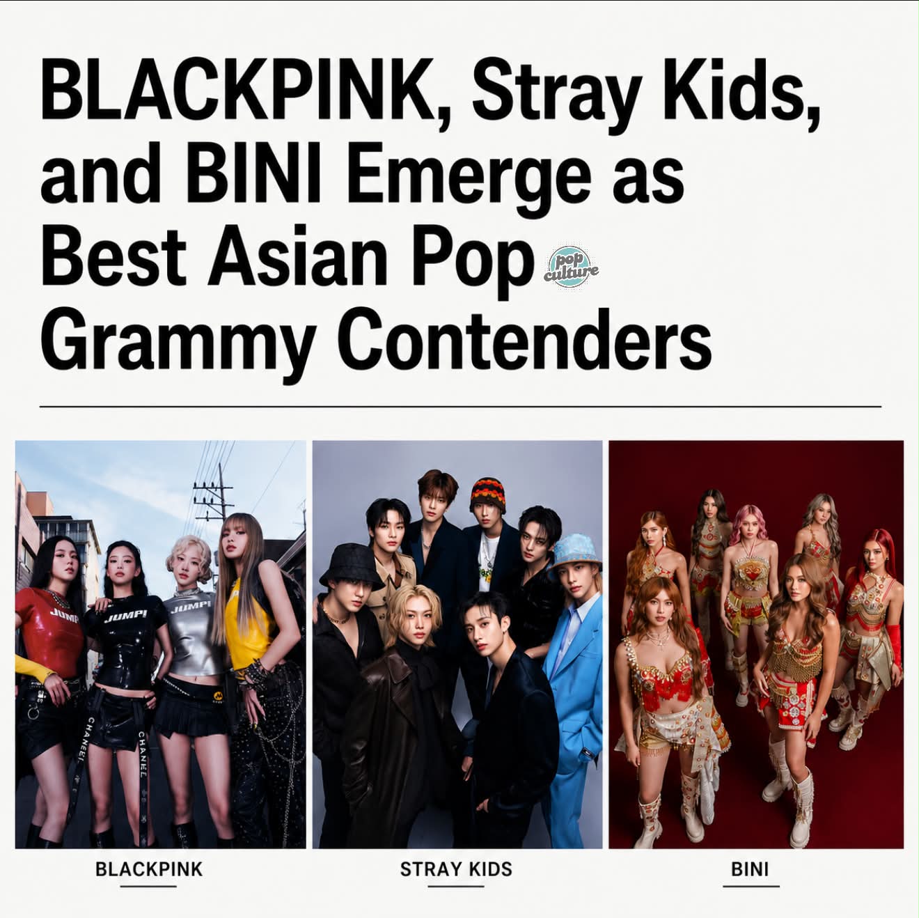 The Recording Academy's new Best Asian Pop category is drawing