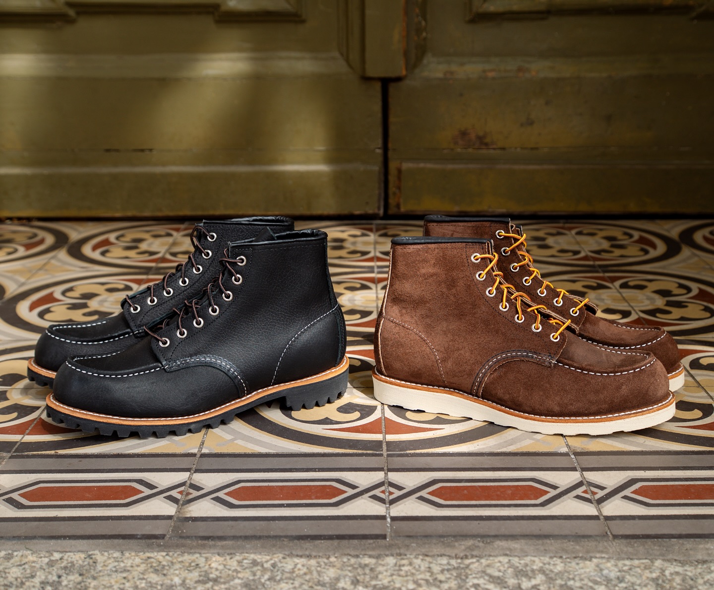 4669 HUMAN MADE 8” Classic Moc The 8-Inch Classic Moc - a Red Wing 
