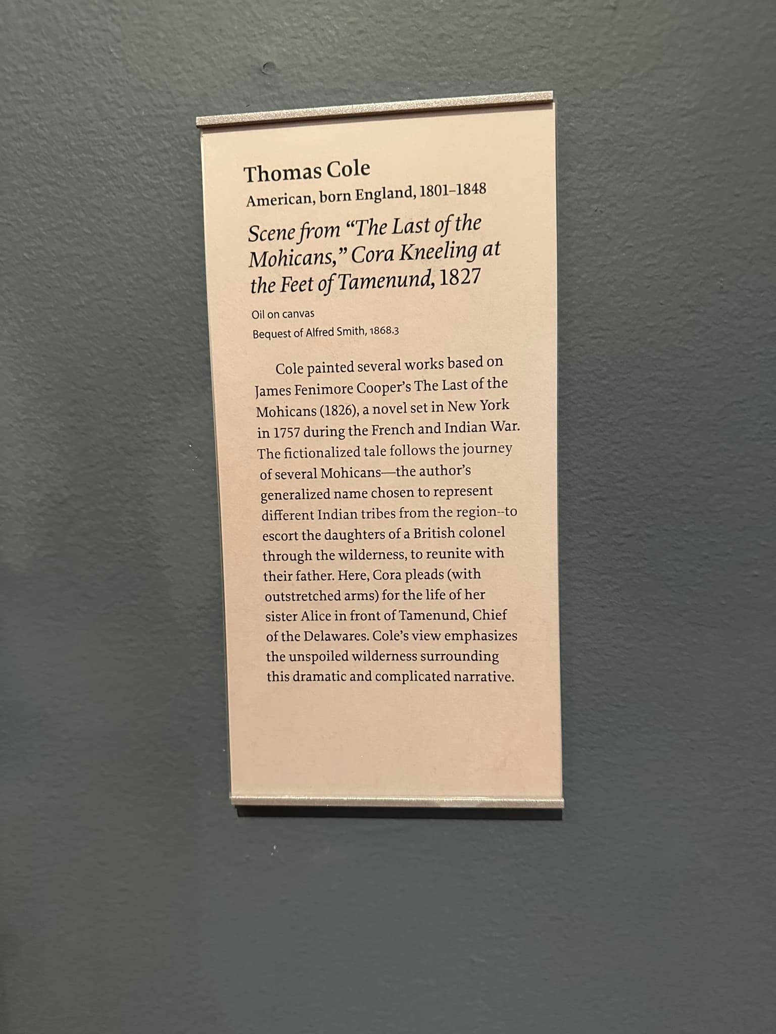 Letters of Thomas Cole Project