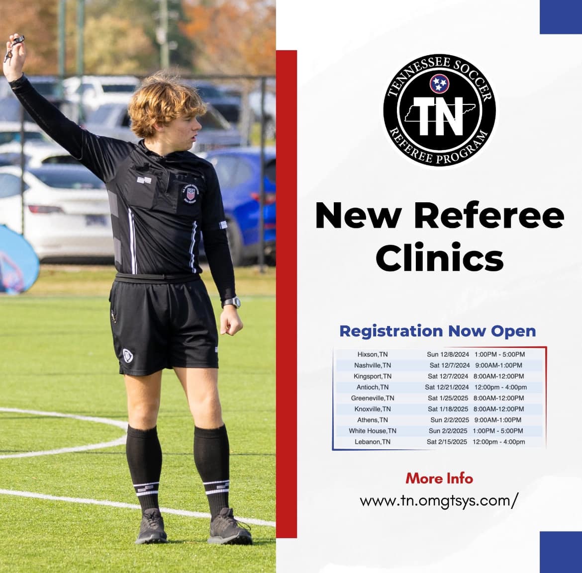 Tennessee - 📣 Attention Tennessee Referees! New referee clinics are now ...