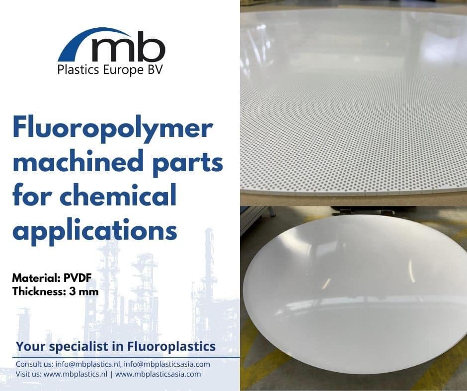 MB - MB Plastics offers Fluoropolymer machined parts for chemical ...