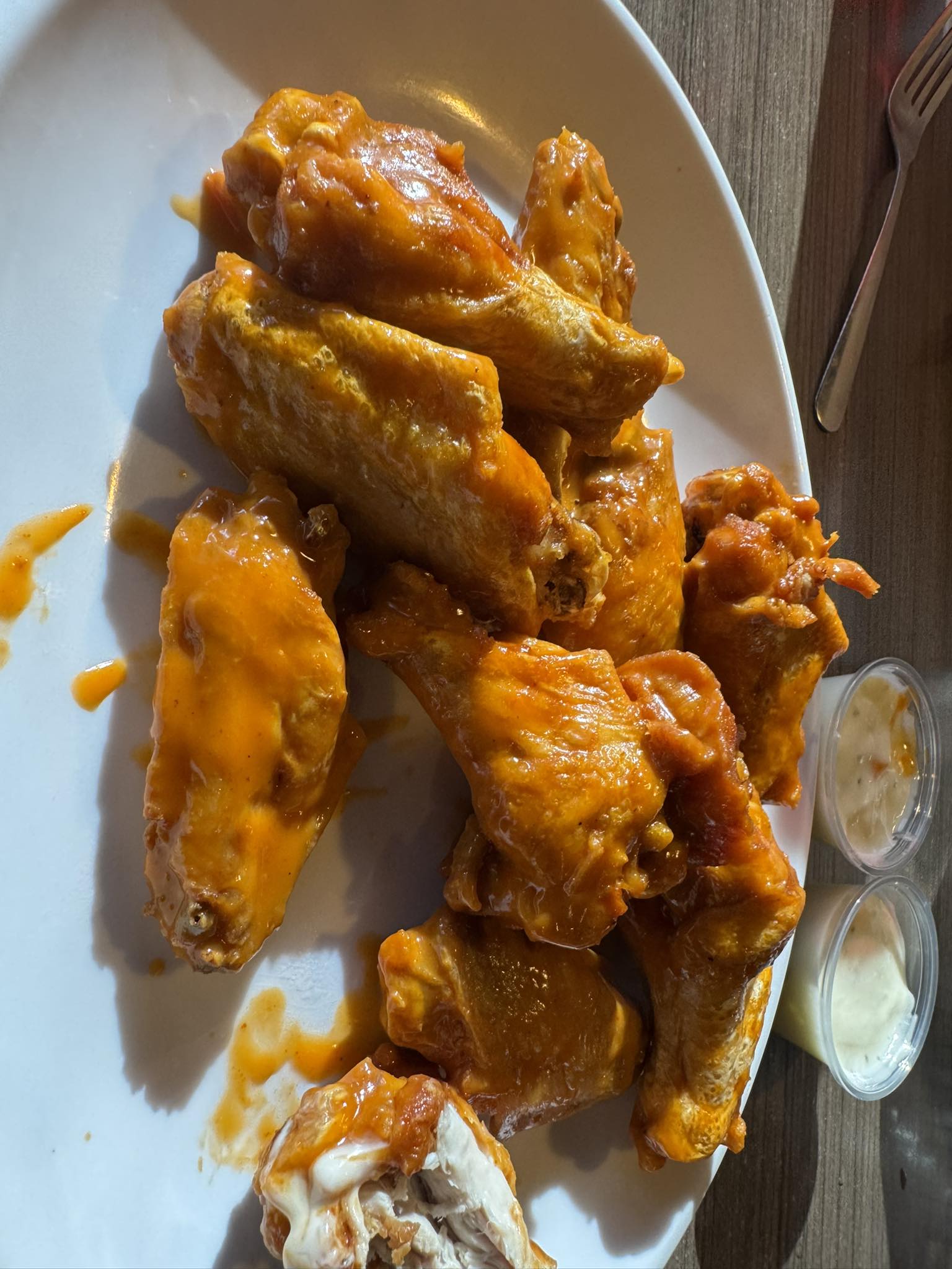 Wing Wednesday deal at $10 for 10 wings in Tipton, Iowa