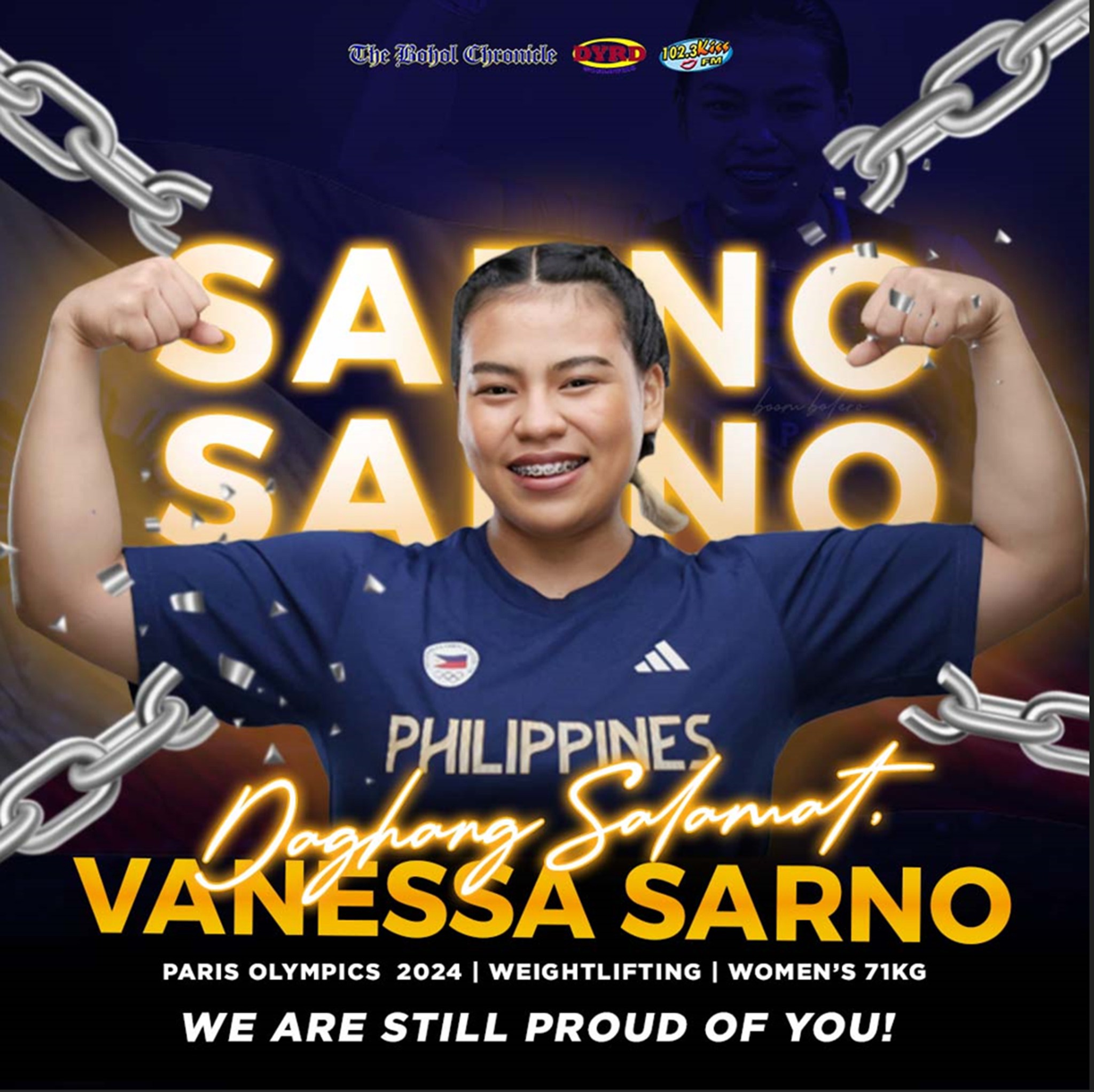 DYRD - DAGHANG SALAMAT, VANESSA! JUST IN: Boholana weightlifter Vanessa ...