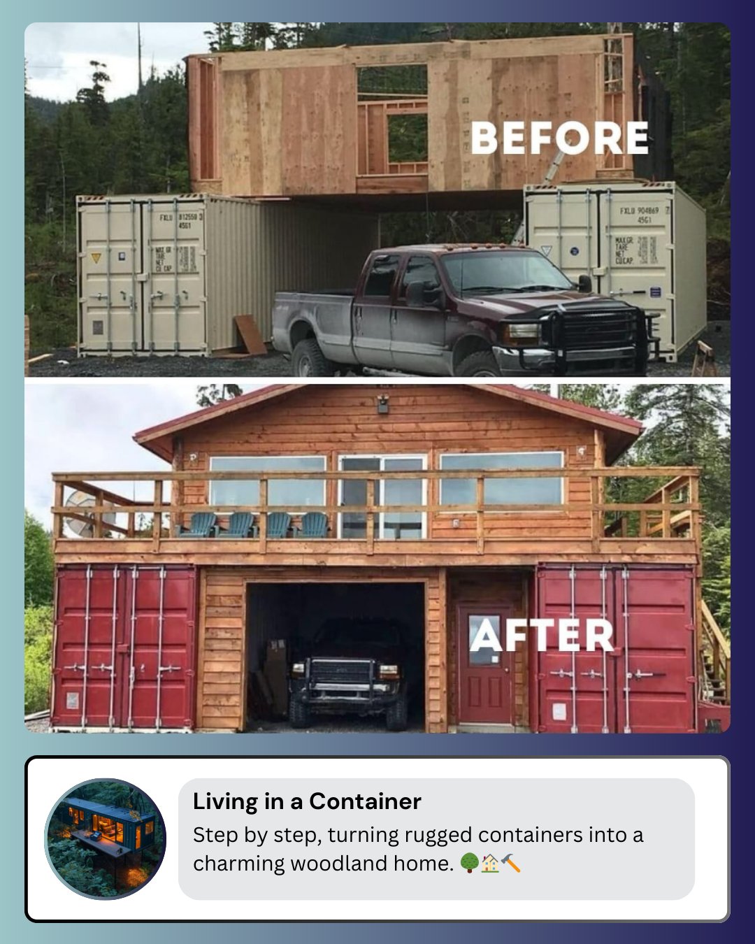Living - Step by step, turning rugged shipping containers into a ...