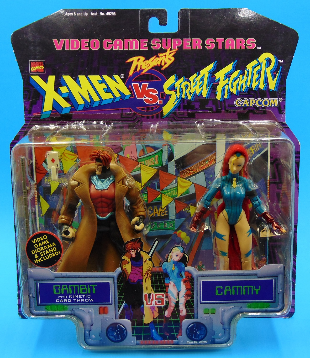 Throwback to the X-Men Vs Street Fighter action figure line by Toy