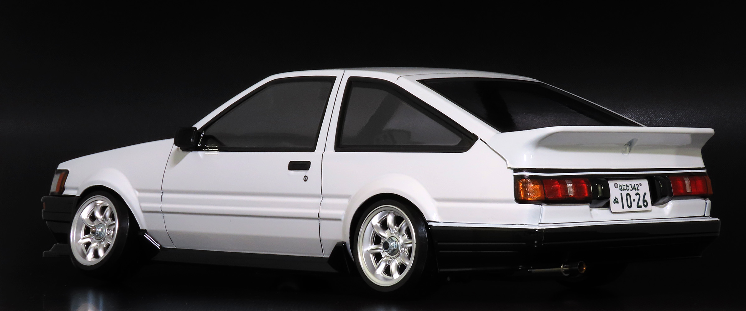 アディクション リアルグレードAE86レビンハッチバックボディ公開