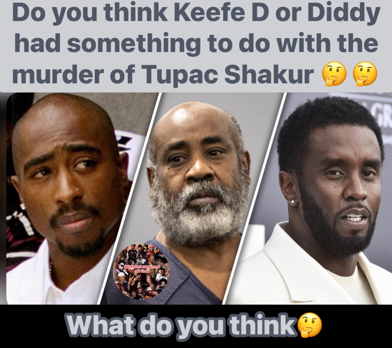 Do you believe that Keefe D... - Greatest rappers of all time | Facebook