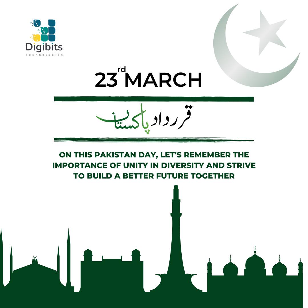 Digibits - Happy Pakistan Resolution Day! 🎉 Let’s celebrate the spirit ...