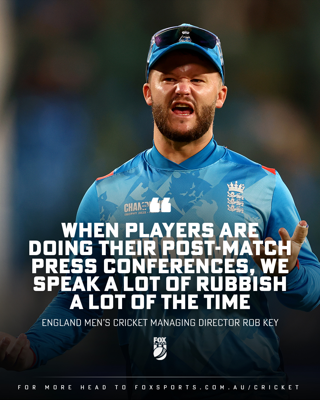 Fox Cricket - Rob Key has accepted some of England's...