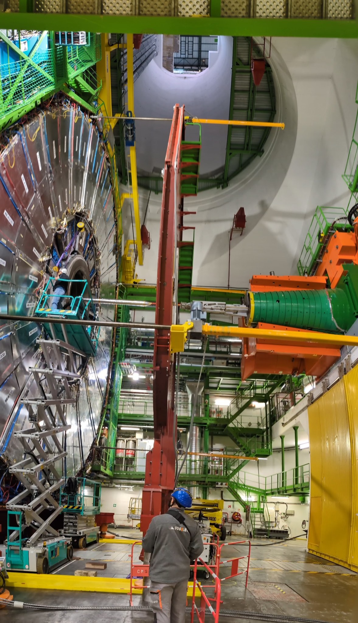 Here's what the cavern looks like... - CMS Experiment at CERN | Facebook