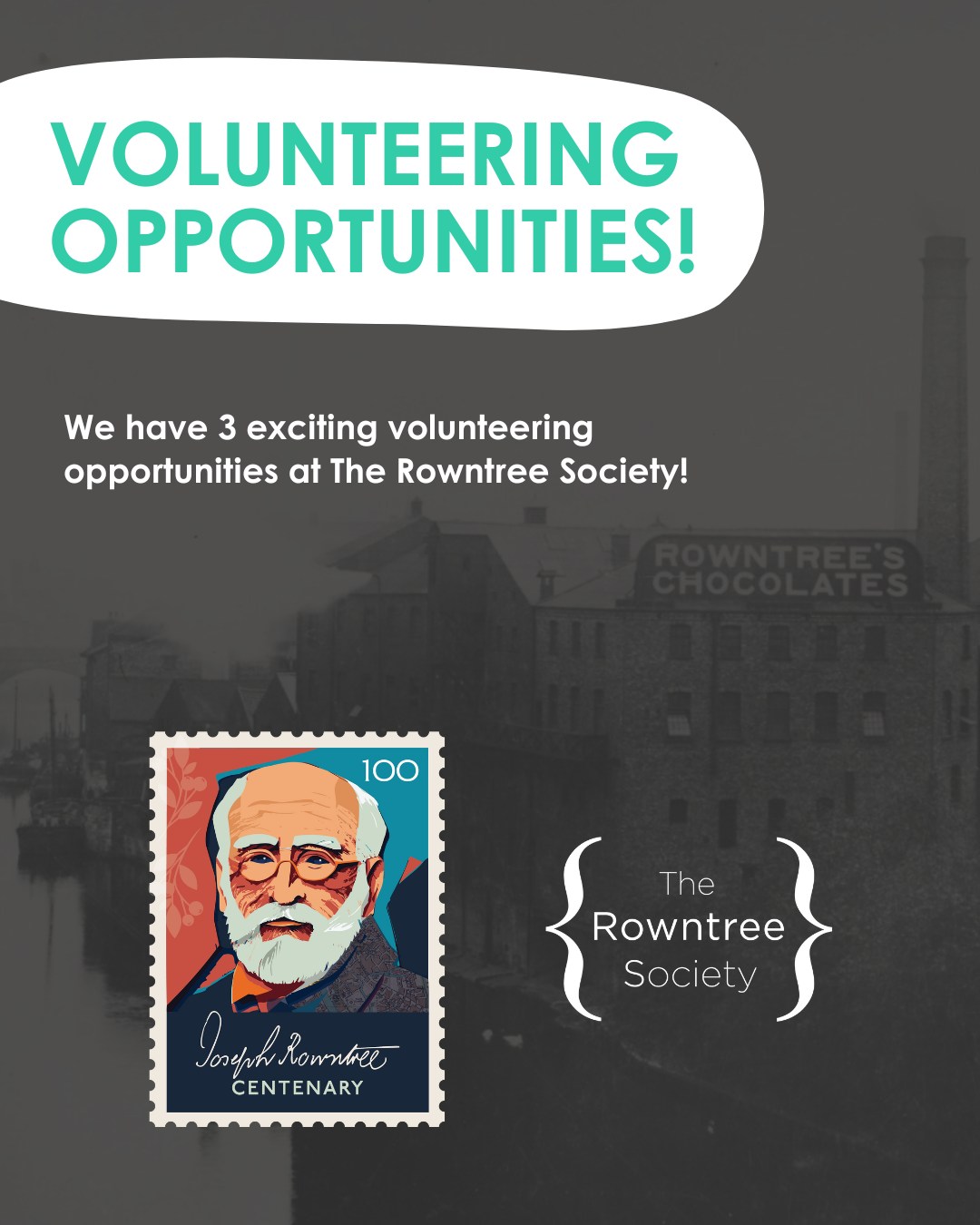 The Rowntree - Volunteer with The Rowntree Society! As we mark the ...