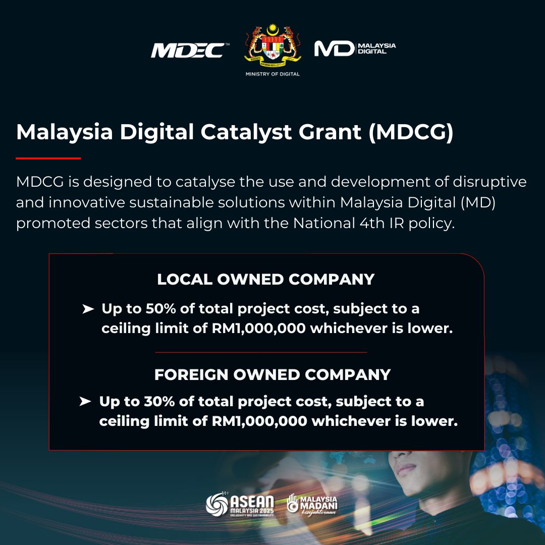 Malaysia - The Malaysia Digital Catalyst Grant (MDCG) application ...