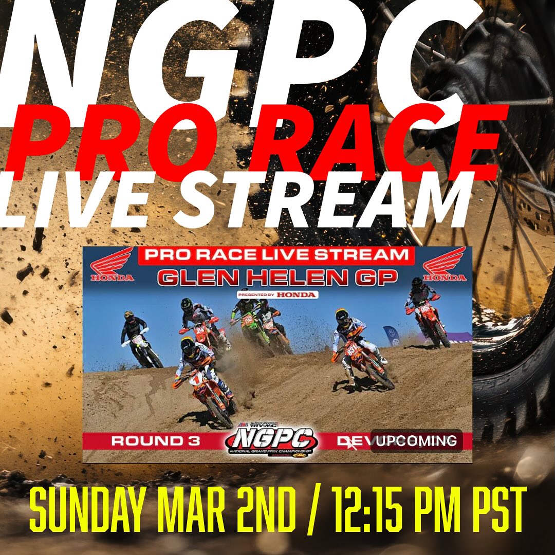 🎥 Live Stream the Pro class of the... - Glen Helen Raceway | Facebook