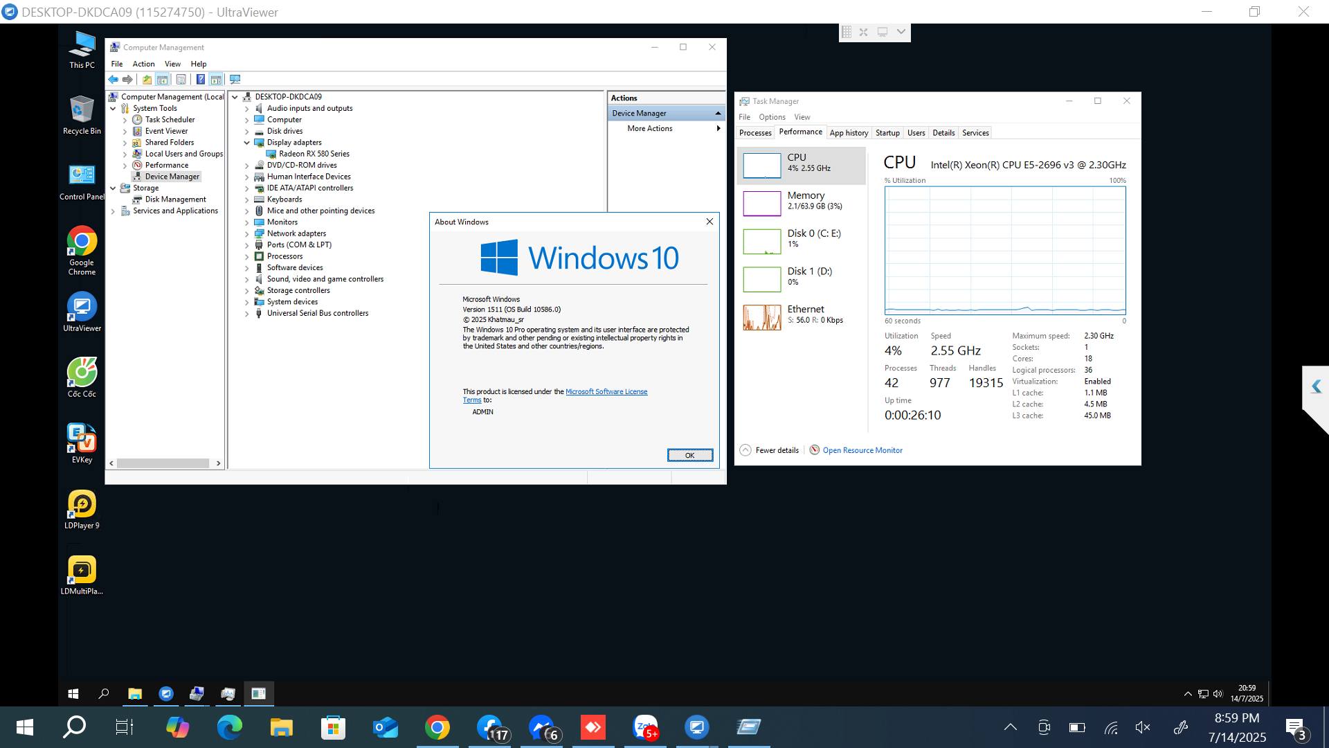 Khatmau_sr - Bản Ghost Windows 10 Pro x86 Nosoft mới làm hôm nay, giao ...