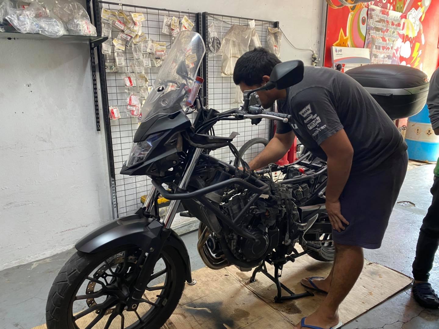 Fox Rider Shop - 🦊 CB500x เช็คระยะตั้งวาล์วทั้งระบบ... | Facebook