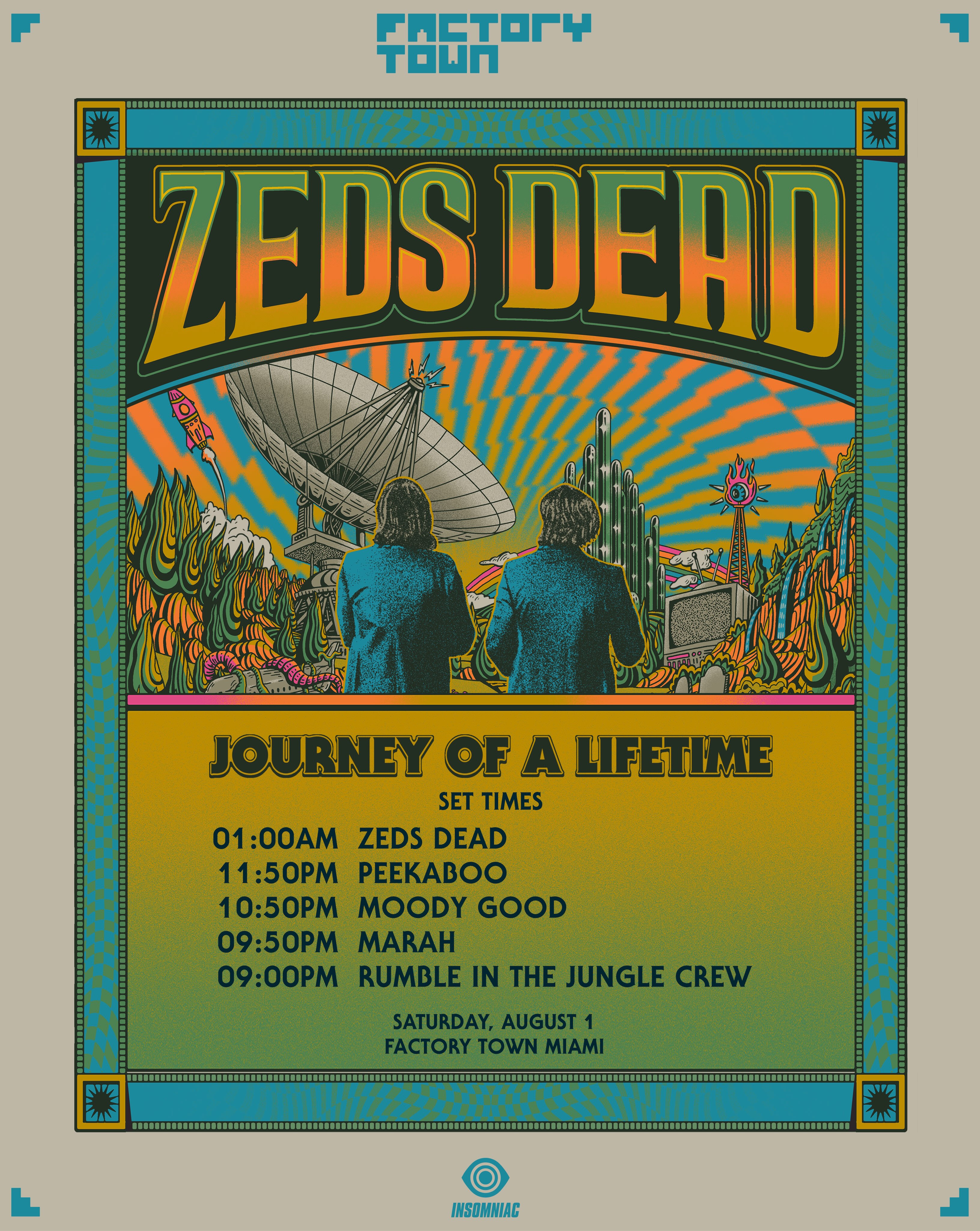 Factory - Set times are live for Zeds Dead's Journey of a Lifetime
