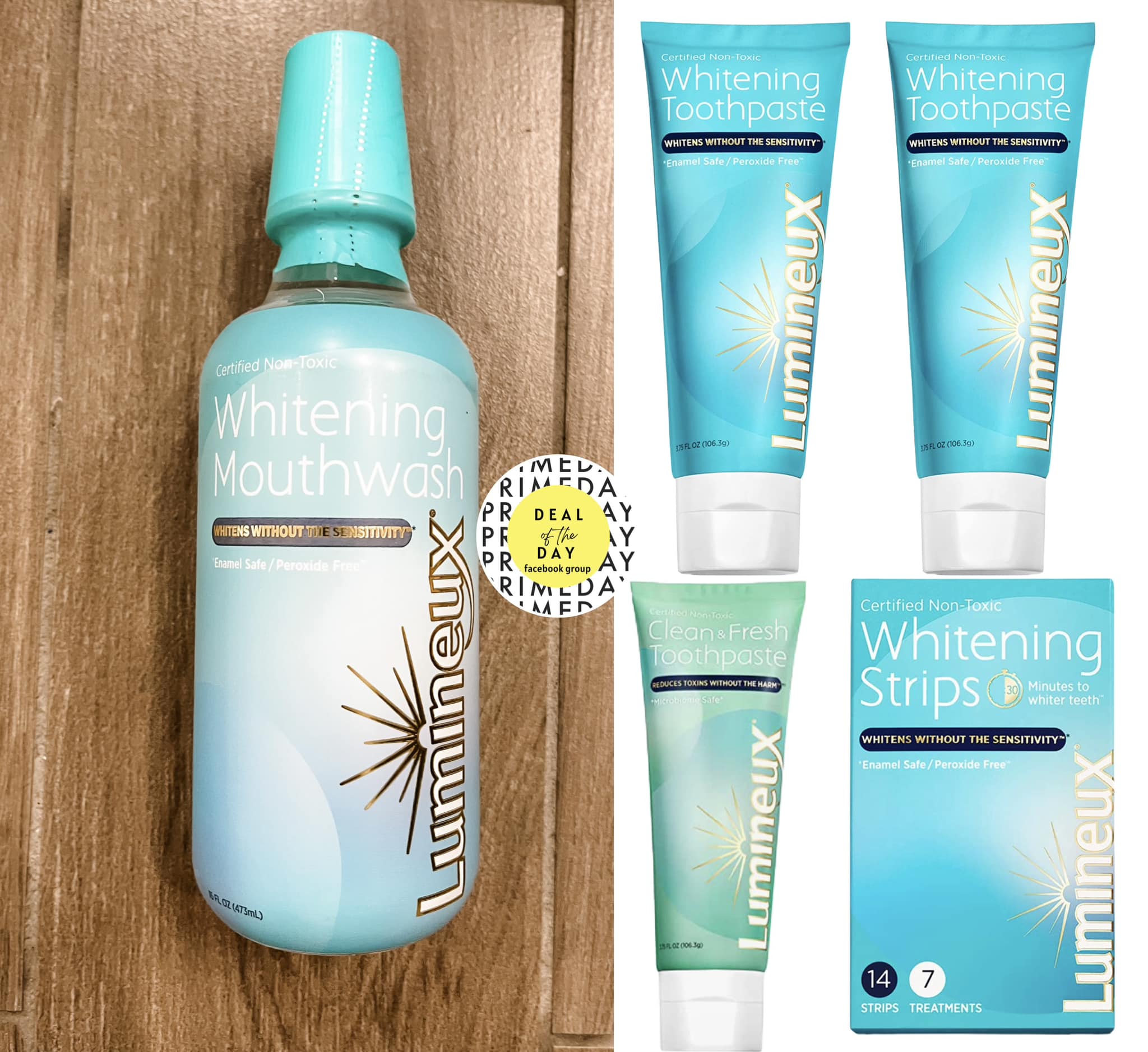 Supersmile jumbo whitening pre-rinse duo on sale! Take $25 off $75