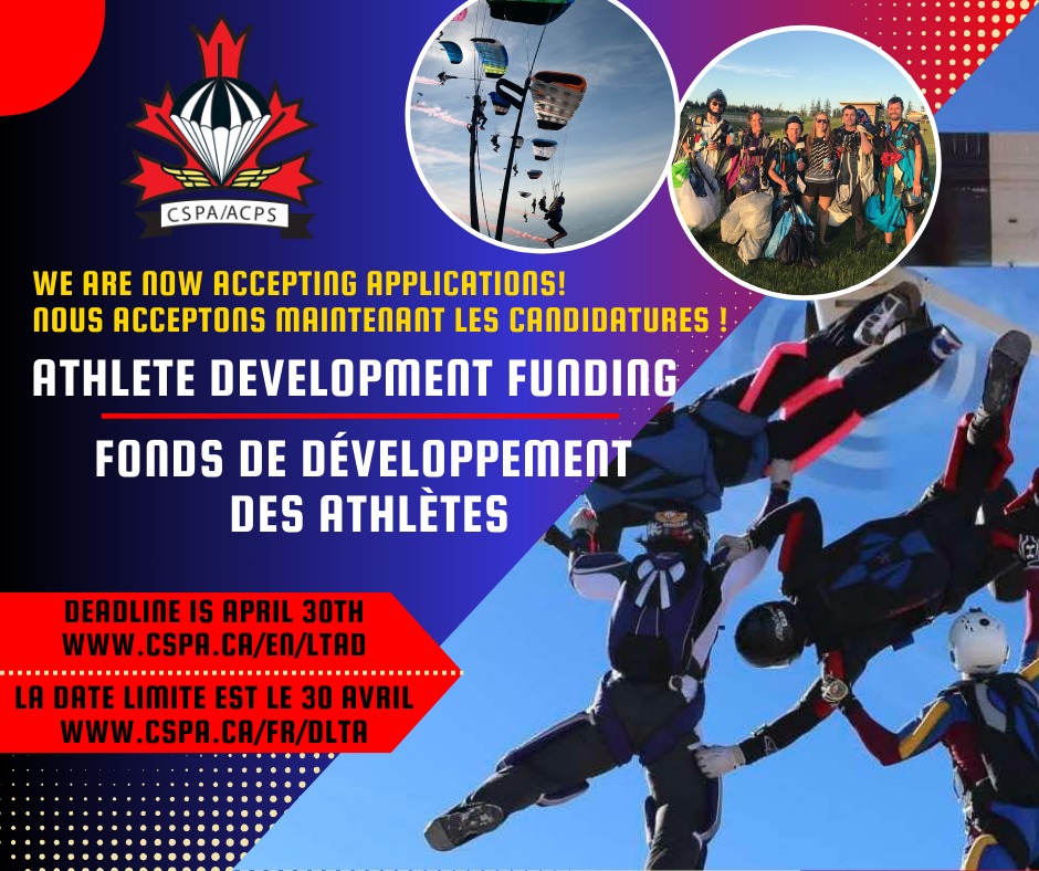 Canadian Sport Parachuting Association - CSPA is excited to announce ...