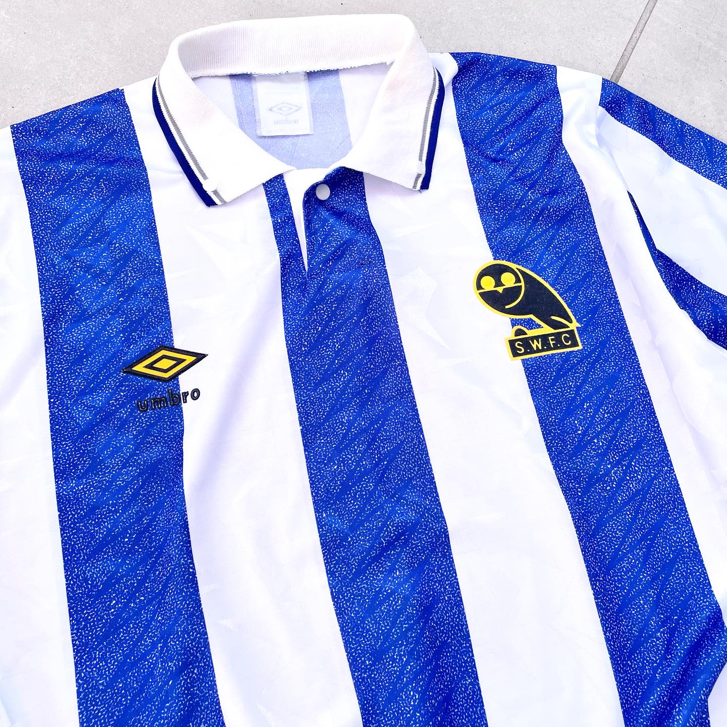 Sheffield Wednesday 1989-91 home shirt @swfcofficial 🦉 @umbro