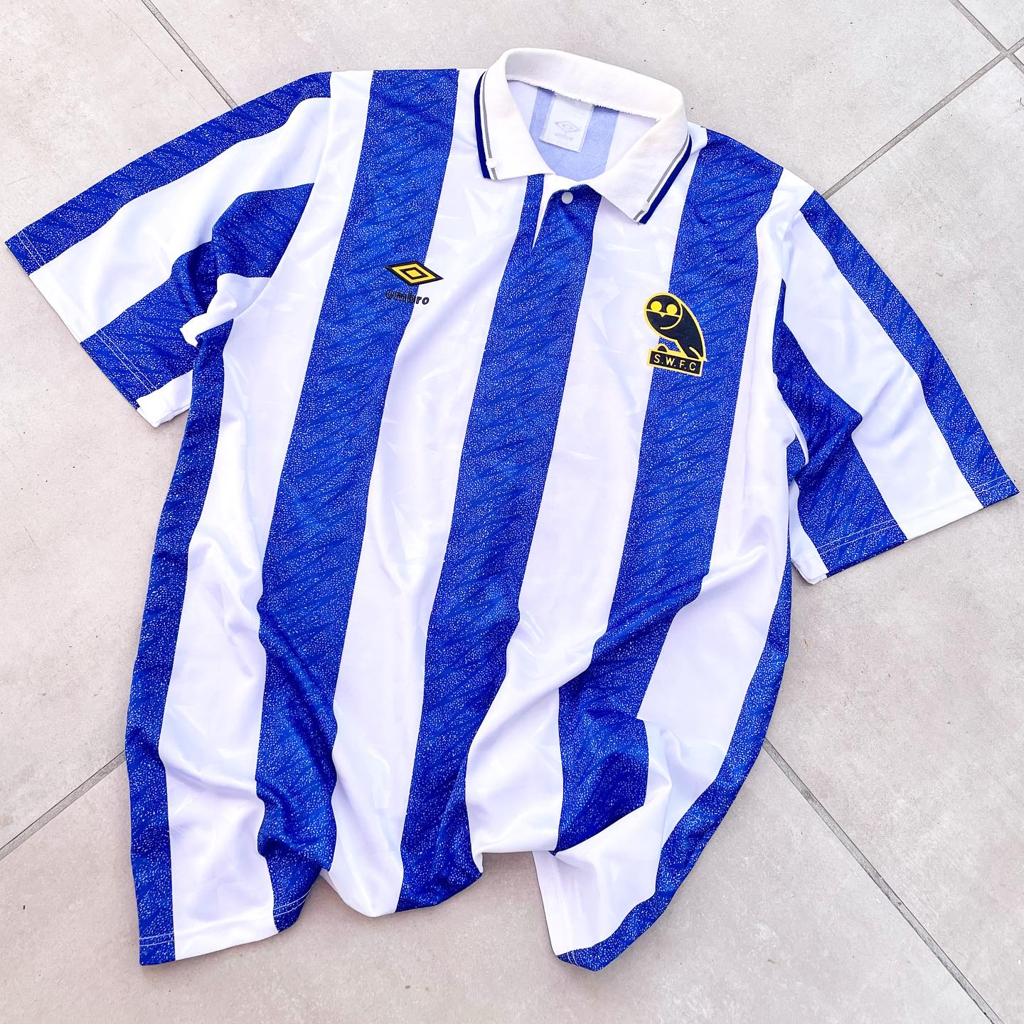 Sheffield Wednesday 1989-91 home shirt @swfcofficial 🦉 @umbro