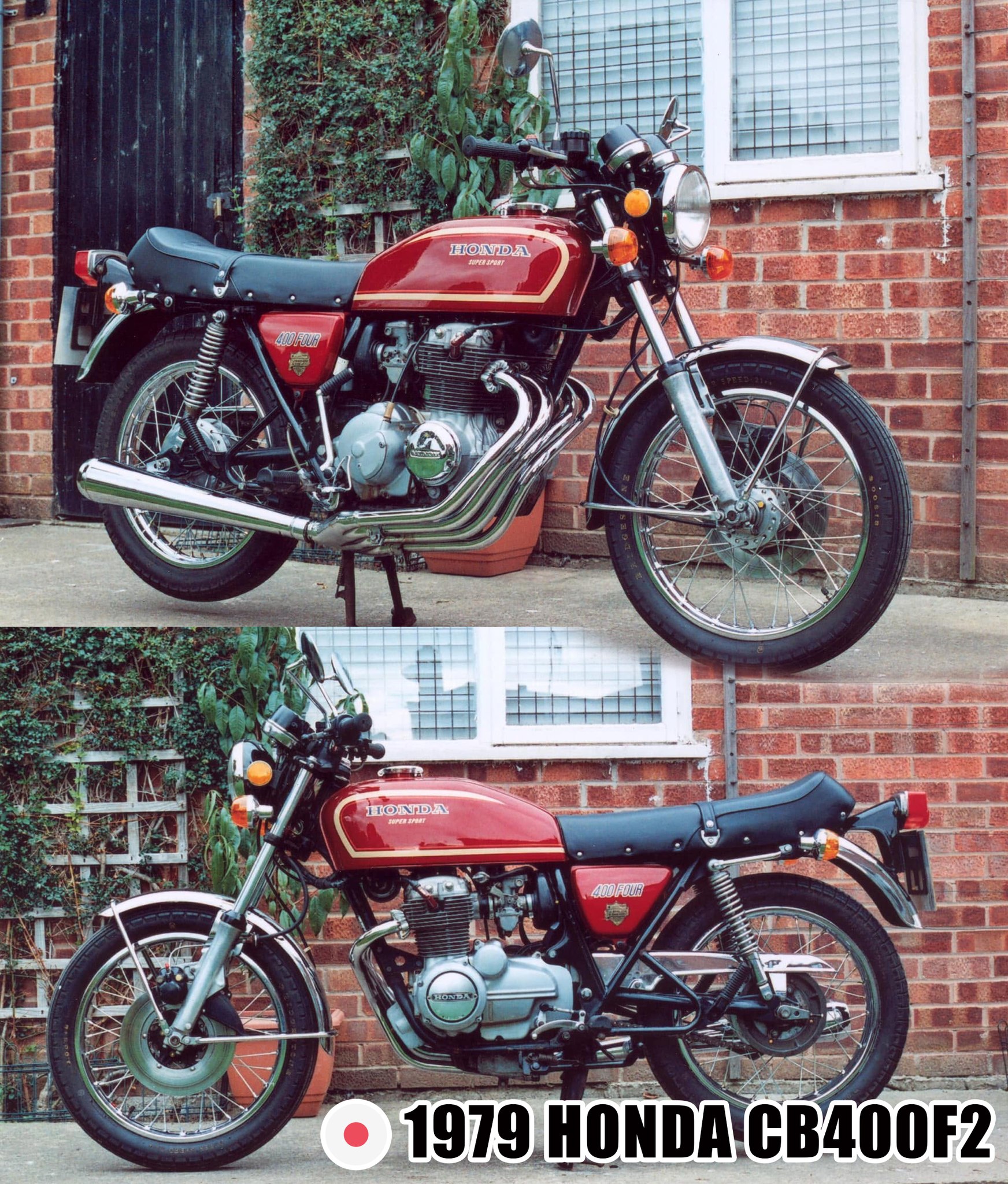 What is the engine RPM at 60mph in a Honda CB400 Super Four?