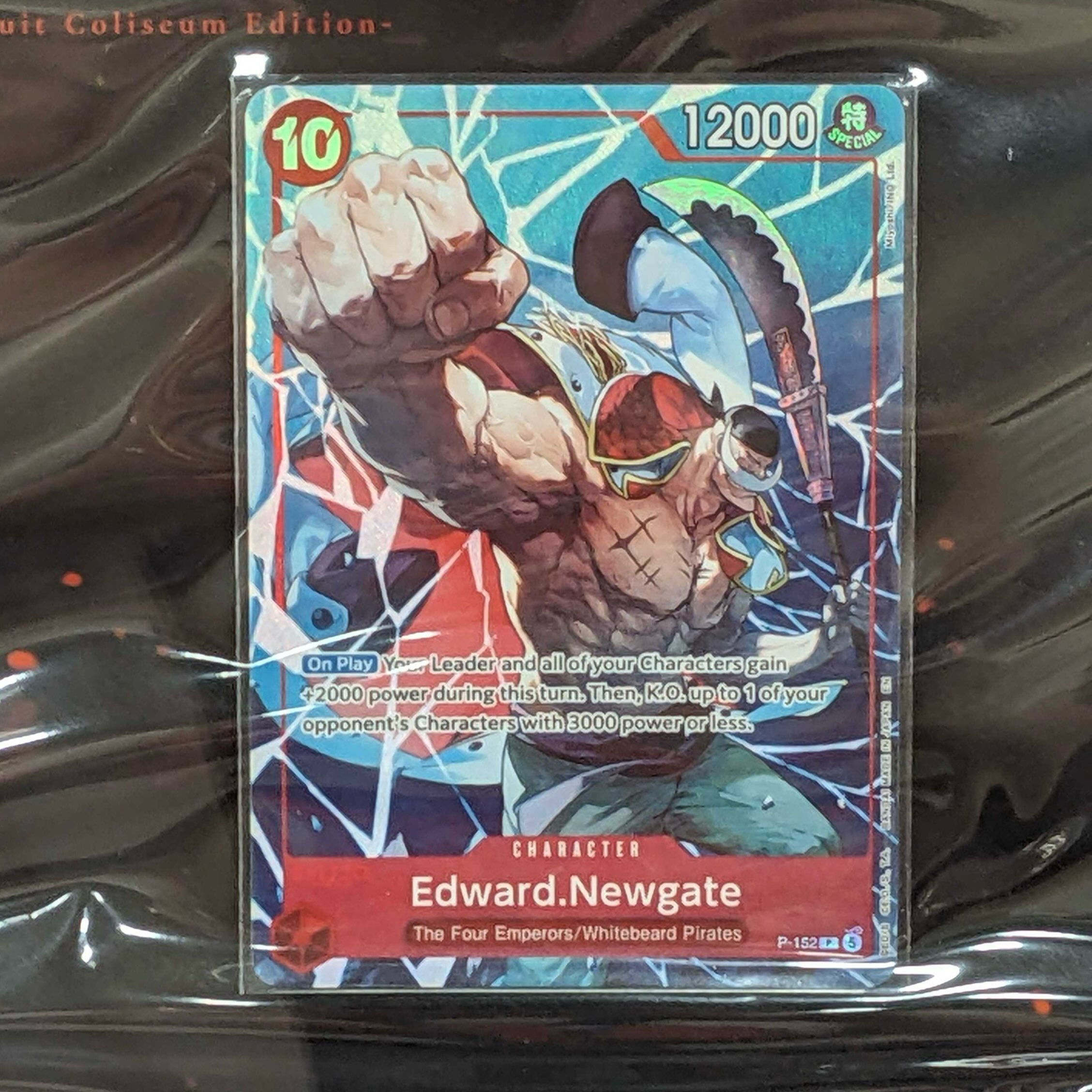 Peter was able to get a shot of the promo cards for the #ONEPIECE