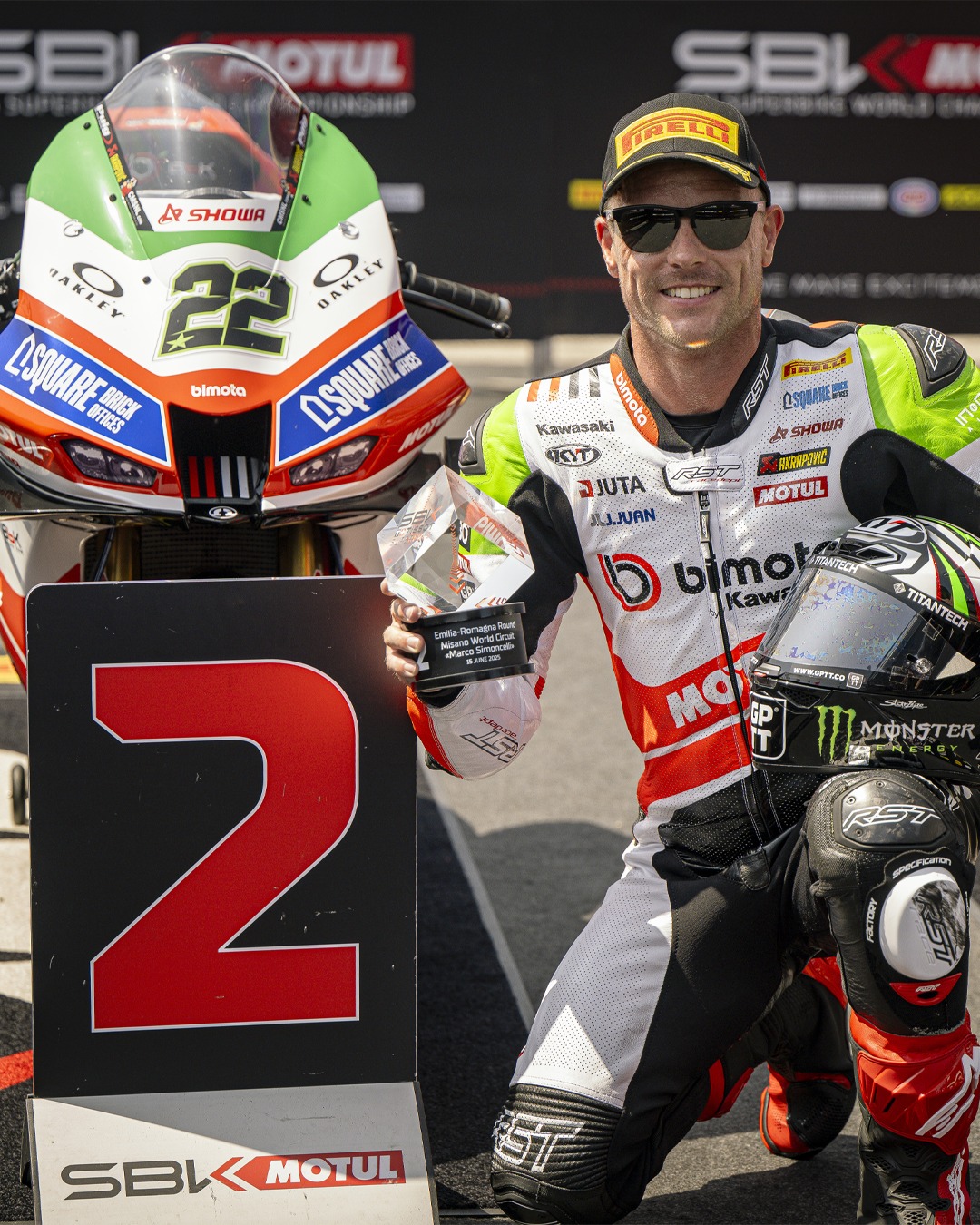 Bimota stood back on a WorldSBK podium in Misano for the first